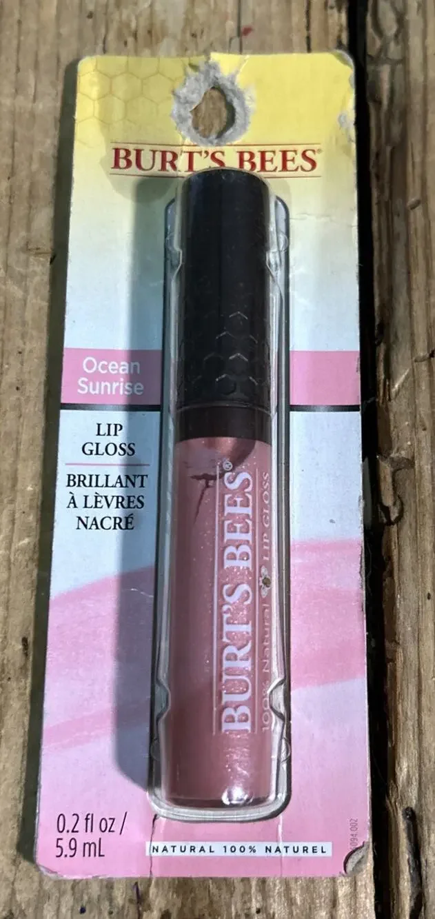 Burt’s Bee Lip Gloss Ocean Sunrise 0.2FL Oz New